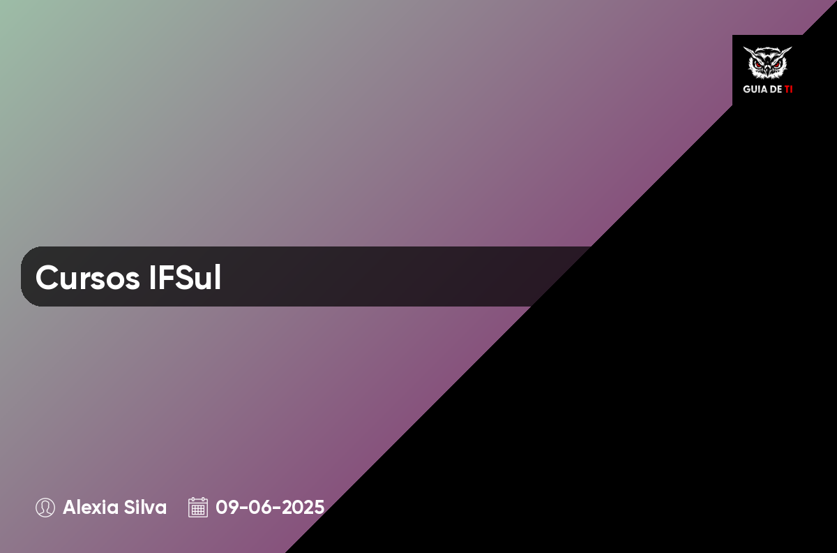 Cursos IFSul
