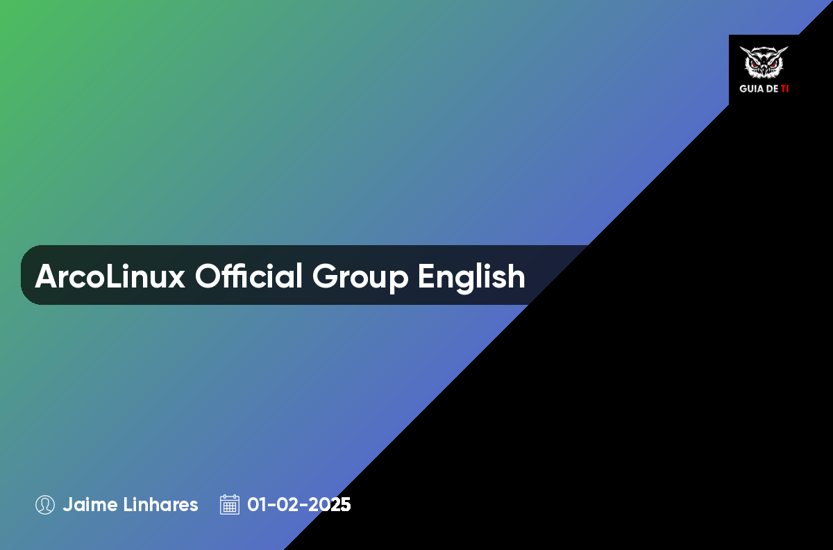ArcoLinux Official Group English