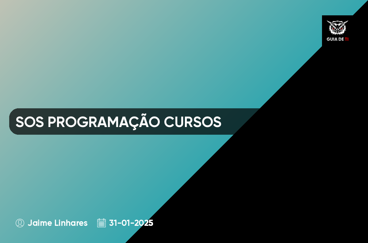 SOS PROGRAMAÇÃO CURSOS