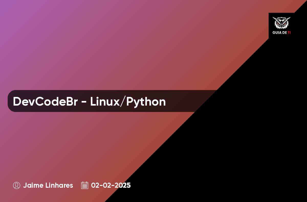 DevCodeBr - Linux/Python